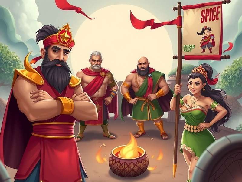 Spice Dynasty Game Banner